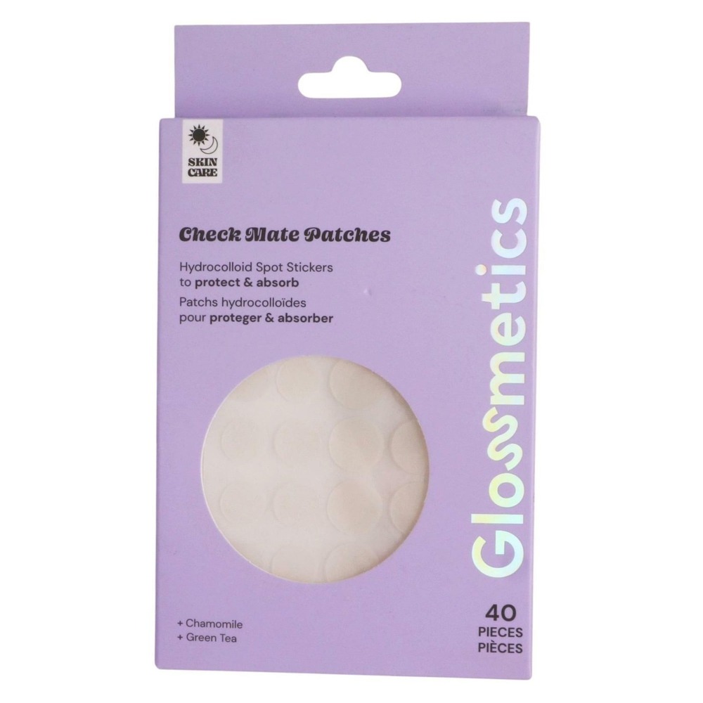 Glossmetics Skin‎ Care Check Mate Patches Hydrocolloid Spot Stickers - 40 Pieces
